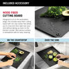 23” Workstation Undermount Single Bowl 16 Gauge Stainless Steel Kitchen Sink with WorkFlow™ Ledge and Accessories
